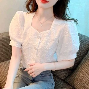 Korean Buttoned Top