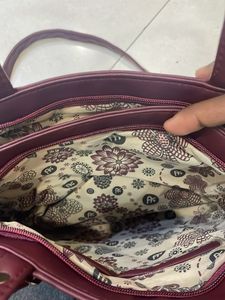 Maroon Tote Bag
