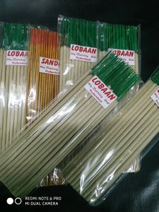 Original Lobaan And Sandal Agarbatti Sticks With Long lasting Essesnce.
