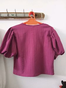 Purple Tops  Bust-upto 39  (NEVER WORN )