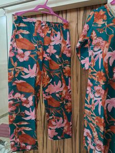 FLORAL PRINTED CORDSET