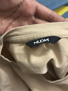 Beige Baby Tee Crop Top