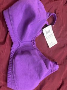 Purple Super Support minimise Bra