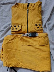 Yellow Star Jacket And Pant