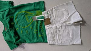 brand new short with tees unisex