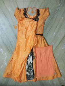 Orange Salwar Kameez