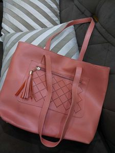 Women Peach Hand Bag