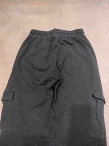 BLACK CARGO TROUSER