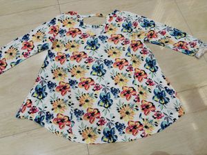 Flowers Print Top