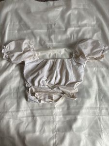 white Pretty Knot Top