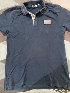 Stylish Navy Blue Polo Shirt