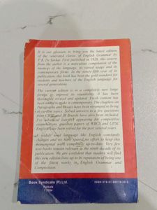 Higher English Grammar Book