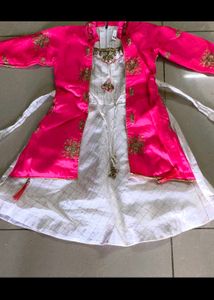 White Party Silk Frock