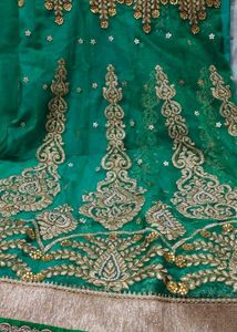 Green Lehenga Mehendi/Muslim Bridal With Blouse