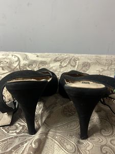 Black Open Heels