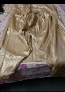 Golden Patiyala Suit without Dupatta
