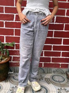 Gray Corduroy Pants