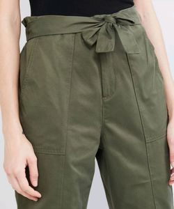 Max Women Olive Cotton Pant | Waist 26 | Hip 30 |