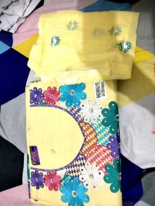 Yellow Suit With Dupatta