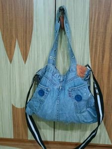 Imported denim bag