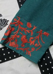 Teal Embroidered Kurta with Patiala Pants