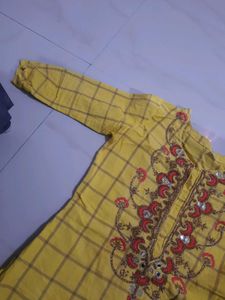 Cotton Checked Kurti
