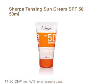 Sherpa Tensing SPF 30 Sunscreen