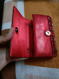 Red Party Clutch