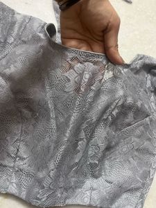 Grey Lehenga Set
