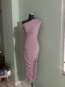 Sparkly One-Shoulder Dress