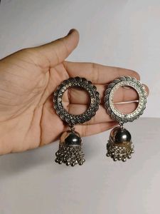 black metal jhumka aesthetic