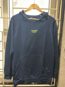 Navy Graphic Hoodie - &#39;Illusion&#39; Text