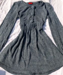 Charcoal Sweater Frock