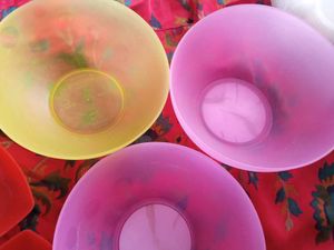 Plastic Bowl And Pasty Box