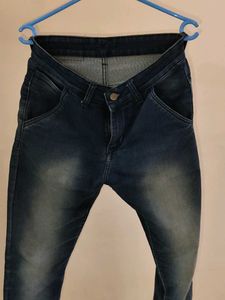 Dark Wash Denim Jeans (Blue)