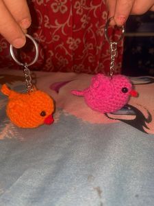 Crochet Bird Keychains