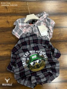 Wild Hills Grindal Checks Flannel Shirt(SizeM L XL