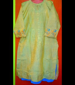 NEW KURTI WITH HEAVY EMBROIDERY