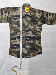 Camo Button-Down Shirt