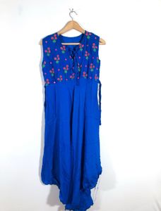 2 Combo Kurtis Dark Green Printed Dress(Women&#39;s)