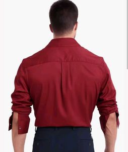 Burgundy Button-Down