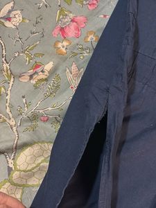 Navy Blue Long Sleeve Top