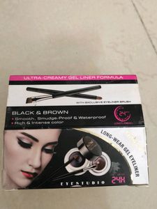 Black And Brown Waterproof Eyeliner
