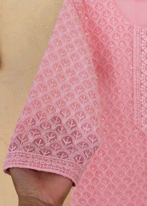 Pink and Blue Kurta Sets With Dupatta 🩷