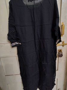 Gotta Patti Black Kurta