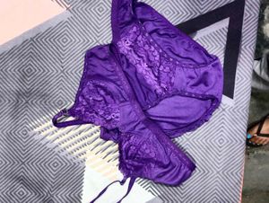 Net Lace Lingerie Set - Size 34 To 40 (Only One)