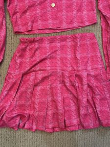 Pink Plaid Co-ord Set