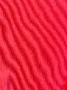 Dark Peach Or Pink Ribbed Top For Women