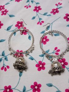 Hoop Jhumka Earrings