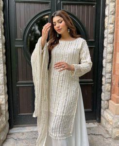 Cream Kurta Set